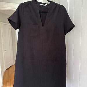 lush black shirt dress